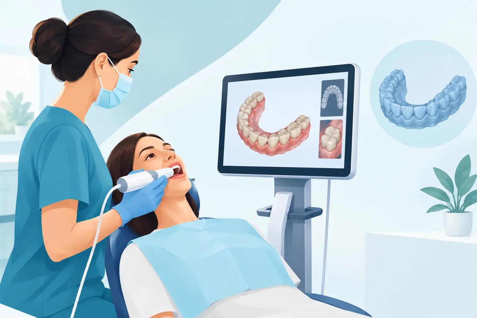Scanner iTero et empreinte dentaire en 3D