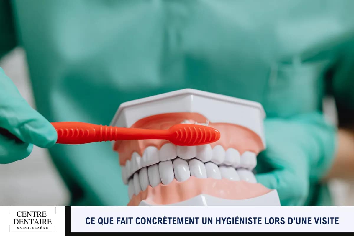 Ce que fait concrètement un hygiéniste lors d'une visite