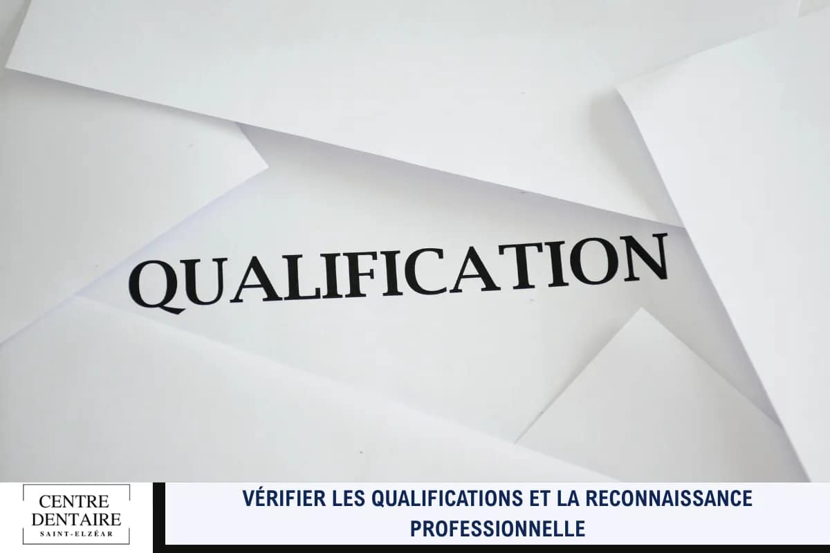 Vérifier les qualifications et la reconnaissance professionnelle
