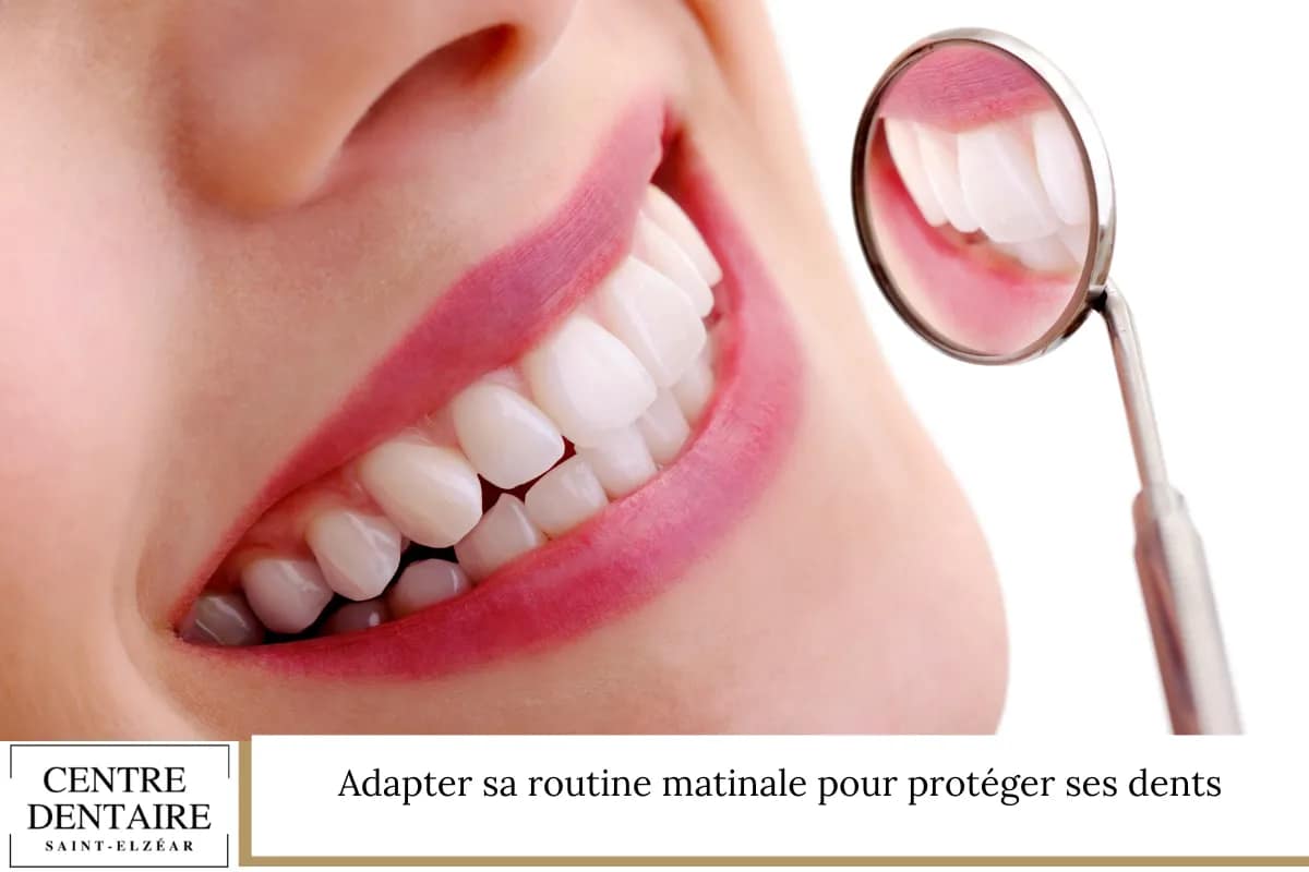 Adapter sa routine matinale pour protéger ses dents