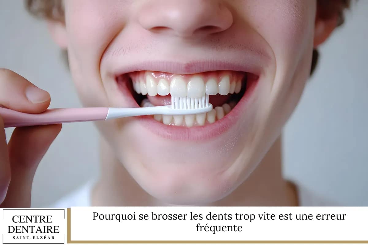 Pourquoi se brosser les dents trop vite est une erreur fréquente