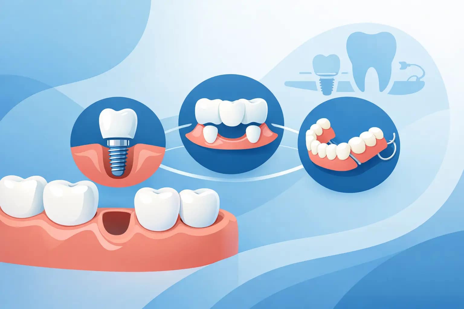 Meilleures options de remplacement dent manquante