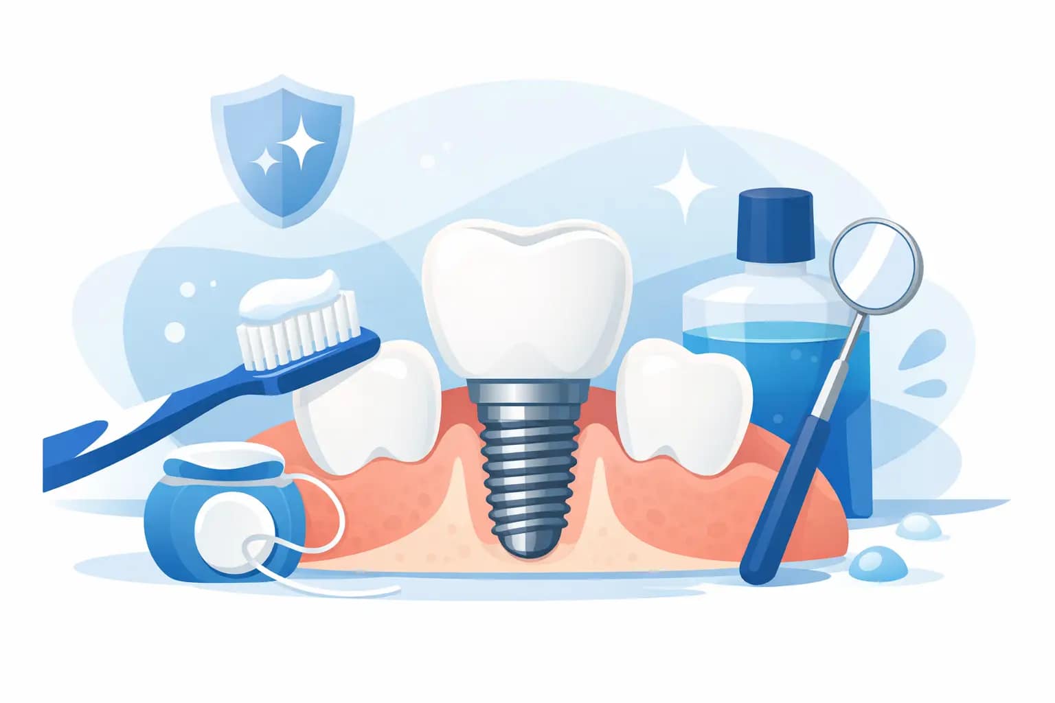 Comment entretenir un implant dentaire