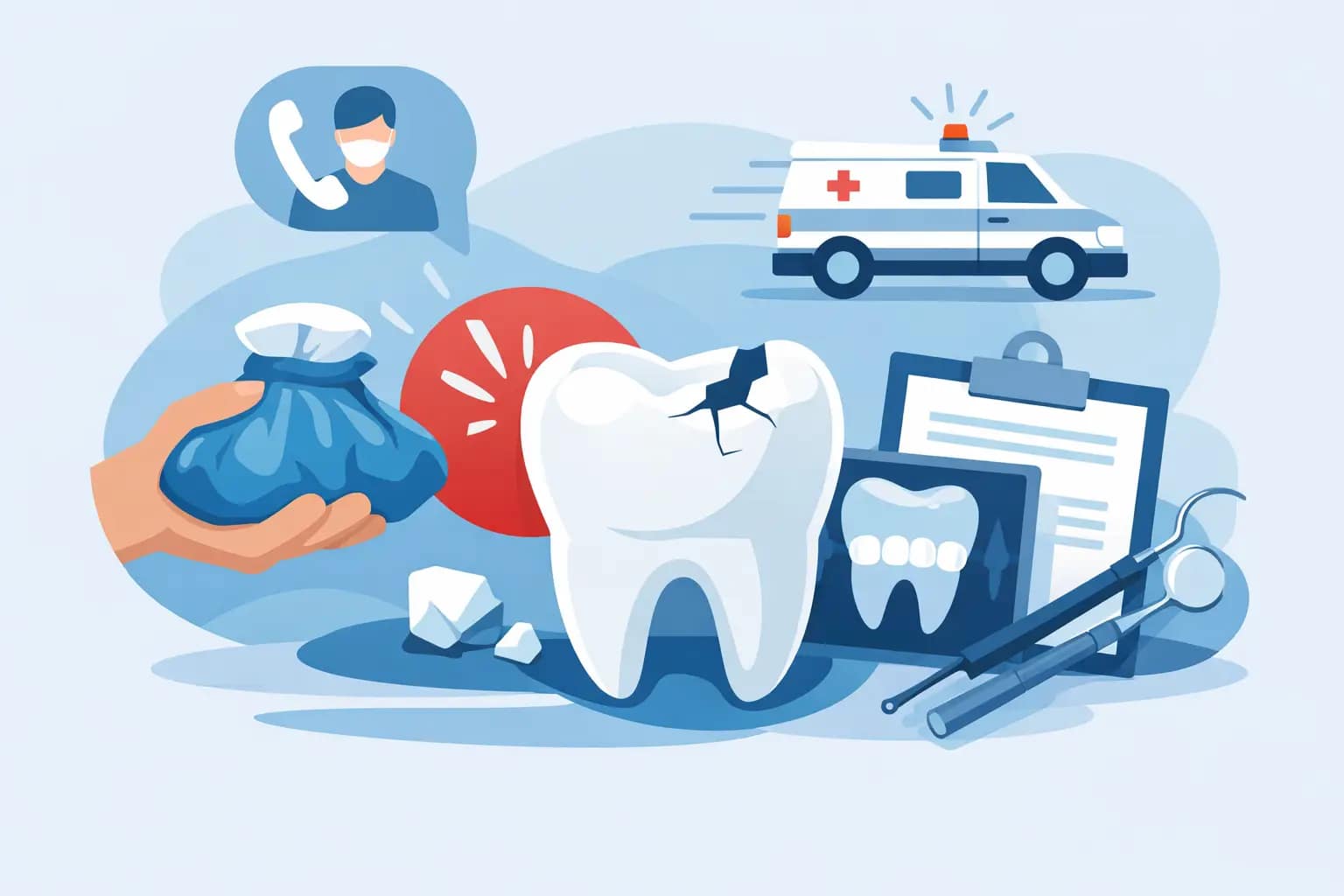 Dent cassée en urgence : guide des bons gestes