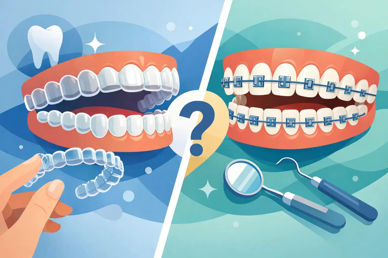 Invisalign ou appareil dentaire fixe, lequel choisir ?