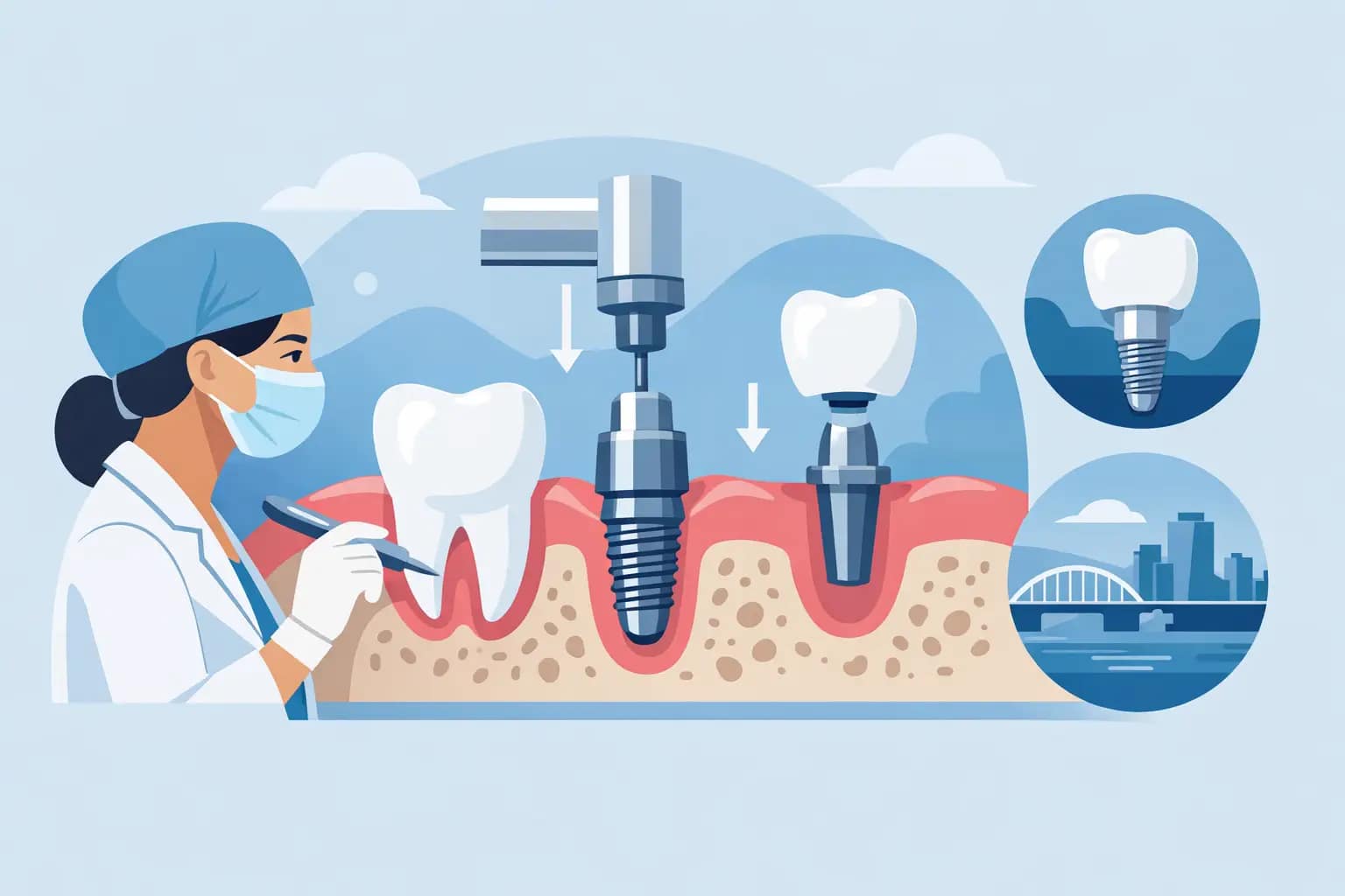 Guide de pose d’un implant dentaire à Laval