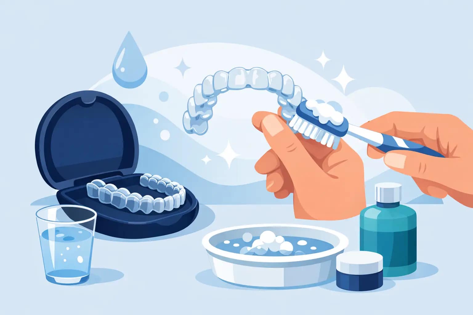 Comment nettoyer une gouttière Invisalign ?