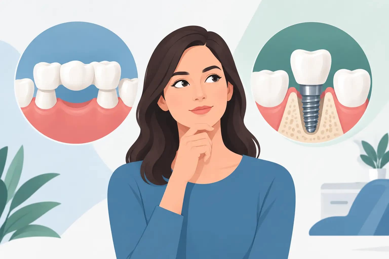 Pont collé ou implant, lequel vous convient?